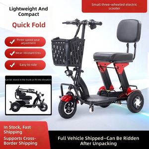 Scooter de Movilidad Plegable al por Mayor de Fábrica para Personas Mayores y Adultos con Discapacidad, Triciclo Eléctrico de 3 Ruedas para Viajes de Ocio - Product Image 5