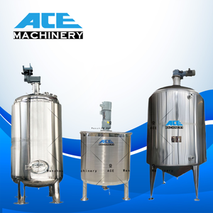Agitateur homogénéisateur mélangeur à haut cisaillement Ace 300L 500L avec chauffage électrique à vapeur, cuve de mélange en acier inoxydable - Product Image 1