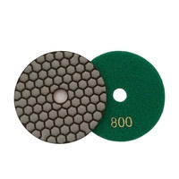 Tampons de polissage diamantés flexibles et secs de 4 pouces pour meuleuse d'angle 100mm