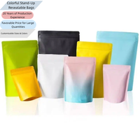 Sachet Doypack Holographique de Luxe en Mylar pour Bonbons, Fruits Secs, Noix, Gâteaux, Aliments pour Animaux – Emballage Alimentaire avec Fermeture Éclair en PE de Qualité Alimentaire