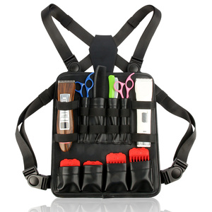 Kit d'outils multifonctionnels de <span class=keywords><strong>coiffure</strong></span> sangles de coiffeur <span class=keywords><strong>sac</strong></span> de poitrine ciseaux peigne ciseaux électriques <span class=keywords><strong>sac</strong></span> <span class=keywords><strong>à</strong></span> outils de rangement - Product Image 2
