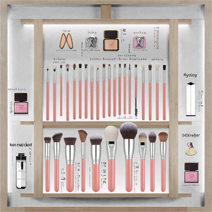 Professional Vegan Kabuki Makeup Brush Set 16 20 26 30pcs Eco Friendly Cosmetic Brushes - Product Image 3