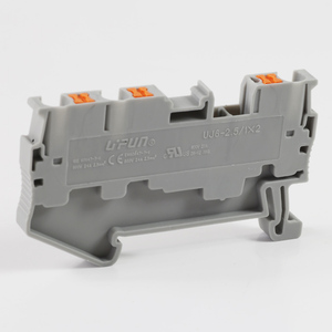 Bloque de Terminales de Empuje de 800V 24A y 13mm UJ6-2.5/1x2 con Puente de la Serie UFBS - Product Image 6