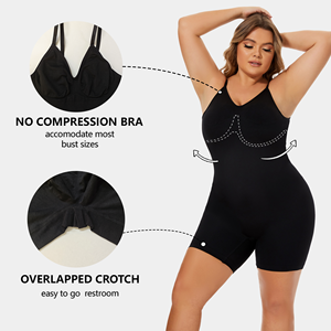 High Quality Seamless Body Shaper <strong>Backless</strong> Jumpsuits &amp; Yoga Leggings XL Bodysuit with Tummy Control Waist <strong>Shapewear</strong> - Product Image 2