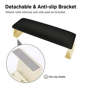 कारखाने प्रत्यक्ष बिक्री मैनीक्योर टेबल आर्मरेस्ट चमड़े के अनुकूलित रंग आरामदायक सैलून आर्मरेस्ट - Product Image 5