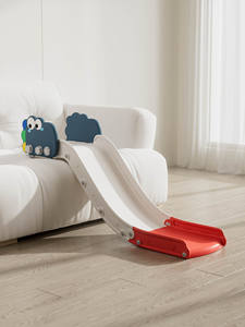 Nouveau design intérieur bébé petit <span class=keywords><strong>dinosaure</strong></span> forme maison <span class=keywords><strong>toboggan</strong></span> en plastique environnement protection matériel jouer jeu jouet - Product Image 3