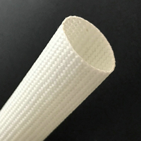 Manchon isolant en fibre de verre haute température 1,5 KV pour câbles et isolateurs de bobines d'induction dans les transformateurs