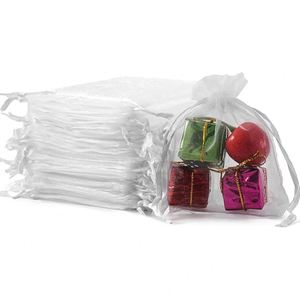 OEM Factory Custom Logo Organza Pouches Bulk Drawstring Mesh Jewelry Bags Sheer Fabric <b>Gift</b> <b>Wrap</b> for <b>Wedding</b> Party Branding ODM - Product Image 1