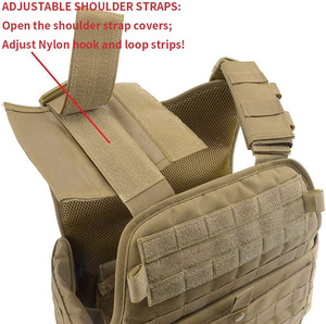 Venta Directa de Fábrica, Chaleco Táctico Modular Ajustable, Ligero, Transpirable, Unisex, de Primera Calidad, para Entrenamiento de Combate - Product Image 3
