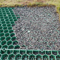 Grille de pavage en plastique pour allée, grille de protection pour gravier et plantation d'herbe, prix usine