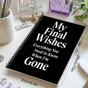 Final personalizable de Elegant Plant Journal Final es, Legacy Important Documents Notebook - Product Image 1