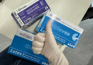 Hot Sell Malaysia Powdered Glovees Sterile Disposable Latex Glovees