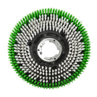 Tampon de nettoyage de tapis en nylon de qualité commerciale de 17 pouces, tampon de récurage robuste pour polisseuse rotative