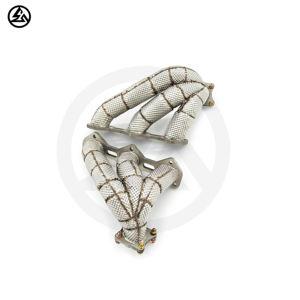 Collecteurs d'échappement sportifs CSZ Porsche 911 992 Turbo/Turbo S 3.8TT avec bouclier thermique pour compétition - Product Image 3