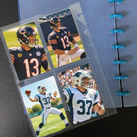 Protège-cartes de jeu TCG de 3,5 pouces, inserts pour classeur de collection, pages à 9 poches à chargement latéral, protège-pages de classeur sécurisés pour l'archivage