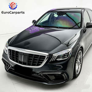 2014-20y classe S W222 mise à niveau vers S63 S65 <span class=keywords><strong>TI</strong></span> B700 <span class=keywords><strong>KO</strong></span> kit carrosserie pare-chocs pièces automobiles sans phares ensemble complet pour Mercedes - Product Image 5