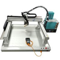 Machine de distribution de colle thermofusible haute précision à grande plateforme, pneumatique, 3 axes, automatique, à faible bruit, avec contrôleur, pour ligne industrielle