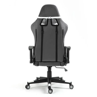 Fauteuil de Gaming Luxe Pliable et Inclinable avec Accoudoirs 2D Réglables, Pivotant, en Similicuir Traditionnel, Hauteur Ajustable