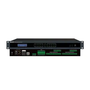 HUAIN Pro 12*12 Phoenix Interface DSP Digital Audio Media Matrix With Center Control Auto Gain