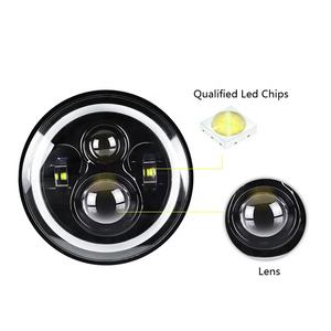 Valesun Truck Off Road Driving Lighting 45W Faro 7inch Round Led 7 "Head Light para Jeep Wrangl Er Hummer <span class=keywords><strong>JK</strong></span> JL - Product Image 2