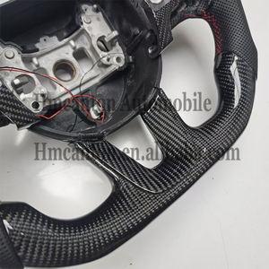 พวงมาลัย LED หนังคาร์บอนไฟเบอร์มีรูพรุนสำหรับ Dodge Challenger Car STEERING Wheel - Product Image 2