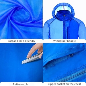 Veste <span class=keywords><strong>de</strong></span> protection solaire ultra légère, fine, respirante et pliable, veste <span class=keywords><strong>de</strong></span> cyclisme d'extérieur avec capuche, vêtement <span class=keywords><strong>de</strong></span> protection pour hommes et femmes - Product Image 2
