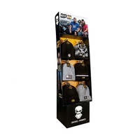 Présentoirs en carton personnalisés pour casquettes avec logo, présentoirs en carton ondulé pour gants, unités en carton.