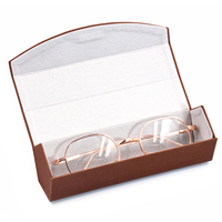 Bestpackaging boîte à lunettes faite main aimant dur cuir surdimensionné lunettes de soleil emballage logo personnalisé étui à lunettes A28-S110