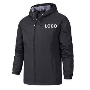 <strong>Rain</strong> Coat With Custom Logo Windbreaker Zipper <strong>Jacket</strong> Waterproof <strong>Rain</strong> Waterproof <strong>Jacket</strong> Man Fishing <strong>Jacket</strong> for Outdoor Woven Raw - Product Image 2