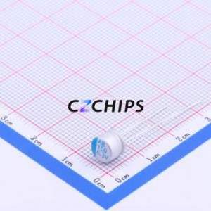 Condensador Sólido OCR101M0JBK-0605, Componente de Orificio Pasante (THT), D6.3xL5.5mm 100uF 20% 6.3V 1.81A100kHz - Product Image 2