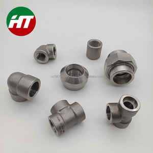 ASTM A182 SS 316lmod 1,4435 Acero inoxidable Codos Tees Acoplamientos Uniones Pezones Accesorios forjados - Product Image 1