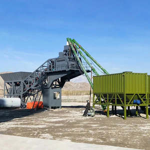 Usine de production de béton mobile électrique montée sur mini-camion, fabriquée en Chine, modèle YHZS35, 35 mètres cubes par heure - Product Image 1