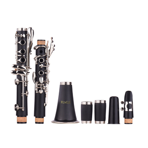 <span class=keywords><strong>Clarinetto</strong></span> Sib 17 Tasti per Principianti e Studenti, Strumento <span class=keywords><strong>a</strong></span> <span class=keywords><strong>Fiato</strong></span> con 2 Barili, Custodia e Kit di Pulizia - Product Image 4