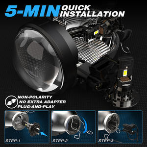 <span class=keywords><strong>Mini</strong></span> 1:1 12V 24V H4 H7 H13 H11 9005 9006 Phare LED 80W 8000LM Voiture LED Lumières Ampoule H1 H4 H7 H11 H13 pour Silverado 2500 - Product Image 2