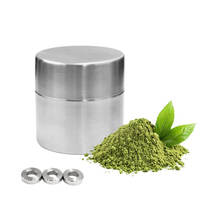 Recipiente Hermético de Acero Inoxidable 304 Multicolor, Tarro Metálico para Hojas de Té, Granos de Café, Polvo de Matcha, Almacenamiento Diario
