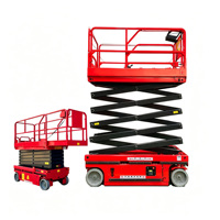 Plateforme élévatrice à ciseaux entièrement automotrice, stable, pour atelier d'usine, travaux en hauteur
