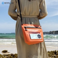 Kantong Ponsel Tahan Air PVC IPX7 Anti Air, Kapasitas 3000, Cocok untuk Perjalanan Luar Ruangan Lintas Negara, Dilengkapi Layar Sentuh, Kedap Udara, untuk Arung Jeram