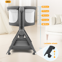 Lit Pliant Portable de Haute Qualité pour Nouveau-Né, Berceau pour Bébé, Ensemble de Literie pour Lit de Bébé