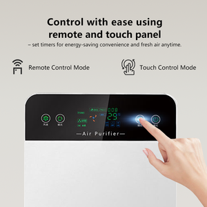 Purificador de Ar Portátil para Grandes Ambientes Familiares com Filtro HEPA H13, Luz UV e Display PM2.5, Silencioso (25dB), Remove 99,97% de Poeira/Fumaça - Product Image 3