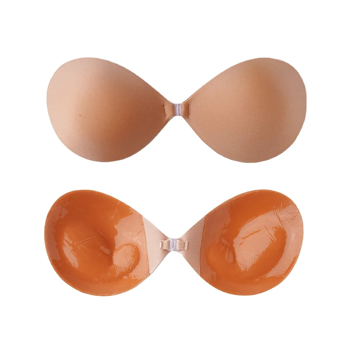 High Quality Strapless Silicone Adhesive Bra Magic Push-Up Invisible Lifting Bra Padded Backless Women's Bra