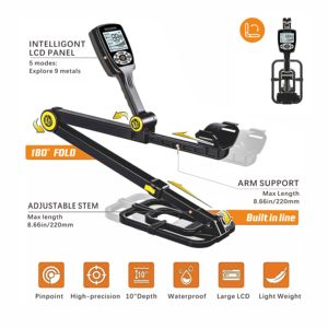 Tianxun TX-620 Novo Modelo Dobrável Metal Detector Longo Alcance Ouro Detector Pesquisa Profunda Dtecteurs De Mtaux Metal <span class=keywords><strong>Locator</strong></span> - Product Image 5
