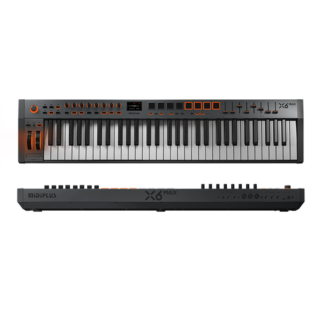 Midiplus X6 MAX Semi-weighted Controller 61 Keys Music Synthes Professional Arranger Stage Music Production Midi Keyboard