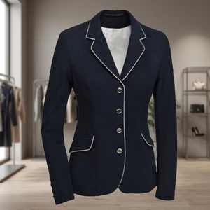 Chaqueta de Equitación para Hombre, Ropa Ecuestre de Invierno, Chaqueta de Competición con Bolsillos, Personalizable, Modelo EW010, Protección de Cuero Adherido - Product Image 2
