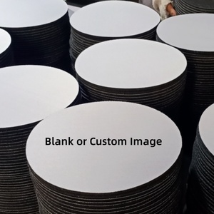 Custom Diameter Food Chocolate Chip Cookie Design Round <b>Mouse</b> <b>Pad</b> OEM Funny Rubber Mousepad with Waterproof Fabric Surface - Product Image 3