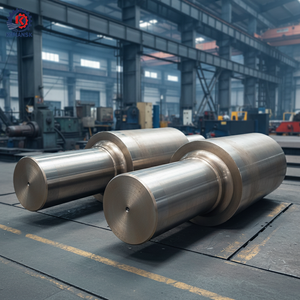 Arbre <span class=keywords><strong>de</strong></span> rouleau <span class=keywords><strong>de</strong></span> presse robuste en acier forgé sur mesure, pour rouleau <span class=keywords><strong>de</strong></span> support et rouleau d'entraînement principal, pour presse à grande pression - Product Image 4