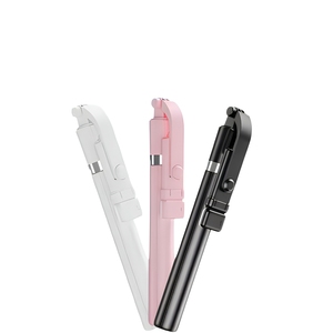 R1S-L Selfie Stick <b>Tripod</b> With LED Fill Light 170cm Extendable Floor Stand Detachable Wireless Remote Shutter Phone Mount - Product Image 1