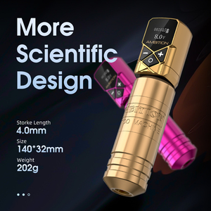 Ambition Torped Powerful Brushless Motor 4.0-4.5-5.0mm Stroke Rotary Tattoo Pen Machine and Kuark RCA Wireless Tattoo Power <strong>Kit</strong> - Product Image 4