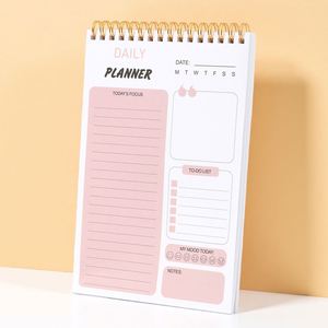 Promotion Cheap A6 Custom Print B5 Business Black Floral Bullet Soft Cover Dot Grid Spiral <b>Notebook</b> for Money - Product Image 5