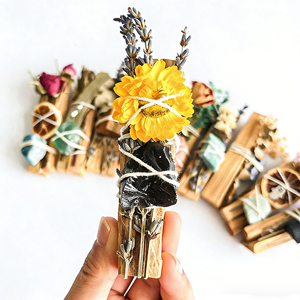 Incienso Aromático de Lavanda y Rosa, Varillas de Incienso de Madera Natural con Cristales, Palo Santo, Set de Regalo Festivo, Regalos para Damas de Honor, Decoración del Hogar - Product Image 3