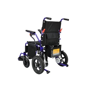 เก้าอี้รถเข็นไฟฟ้าสำหรับเดินน้ำหนักเบามีล้อแบบพกพาที่ได้รับการอนุมัติจากสายการบินยานยนต์ที่สะดวกสบาย - Product Image 1